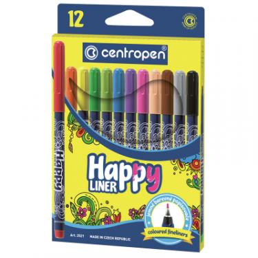 Лайнер Centropen набір Happy Liners 0.3 мм 12 шт 12 кольорів Фото