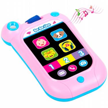 Развивающая игрушка BeBeLino Смартфон рожевий Фото