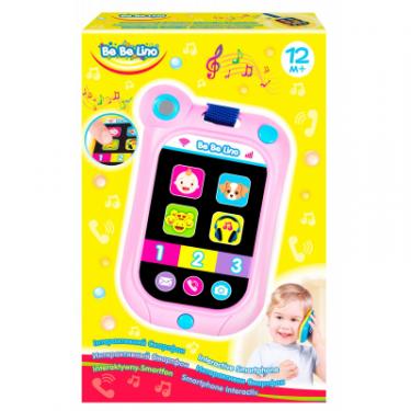 Развивающая игрушка BeBeLino Смартфон рожевий Фото 2