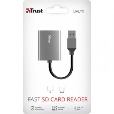 Считыватель флеш-карт Trust DALYX FAST USB 3.2 ALUMINIUM Фото 9