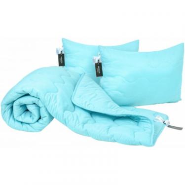 Одеяло MirSon Набор шелковый 1691 Eco Light Blue Одеяло 140х205+ Фото