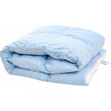 Одеяло MirSon пуховое 1843 Bio-Blue 50% пух деми 172x205 см Фото