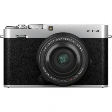 Цифровой фотоаппарат Fujifilm X-E4 Body Silver+XF 27 mm Kit Фото
