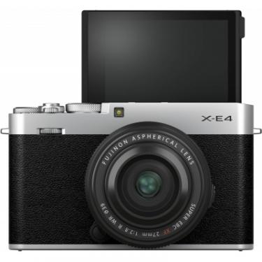 Цифровой фотоаппарат Fujifilm X-E4 Body Silver+XF 27 mm Kit Фото 9