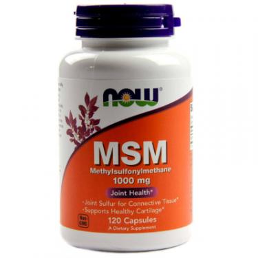 Витаминно-минеральный комплекс Now Foods МСМ (Метилсульфонинметан), MSM, 1000 мг, 120 капс Фото