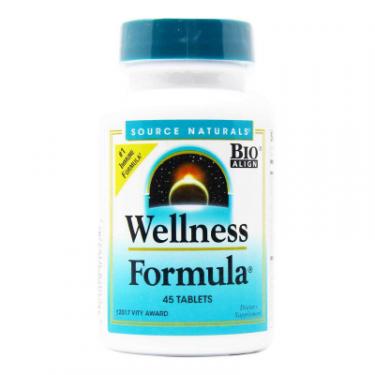 Витаминно-минеральный комплекс Source Naturals Поддержка Иммунитета, Wellness Formula, 45 таблет Фото