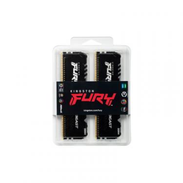 Модуль памяти для компьютера Kingston Fury (ex.HyperX) DDR4 16GB (2x8GB) 3200 MHz Fury Beast RGB Фото 4