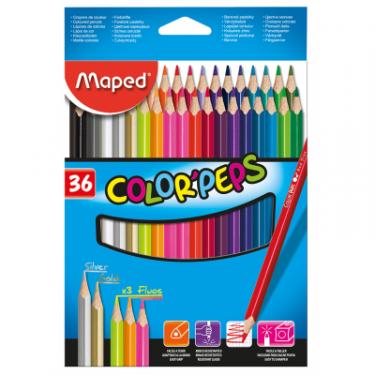 Карандаши цветные ZiBi Color Peps Classic 36 кол. Фото