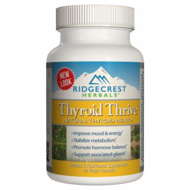 Минералы Ridgecrest Herbals Комплекс для Поддержки Щитовидной Железы, Thyroid Фото