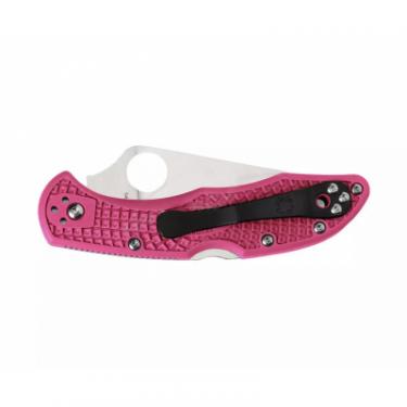Нож Spyderco Delica 4 Flat Ground Pink Фото 1