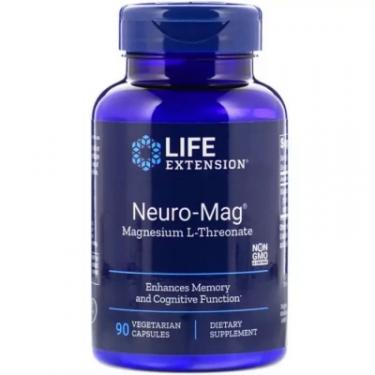 Минералы Life Extension Магний L-треонат, Magnesium L-Threonate, Neuro-Mag Фото