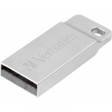 USB флеш накопитель Verbatim 32GB Metal Executive Silver USB 2.0 Фото 1