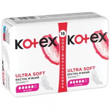 Гигиенические прокладки Kotex Ultra Soft Super 16 шт. Фото 2