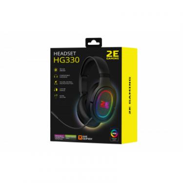 Наушники 2E HG330 RGB 3.5mm Black Фото 1