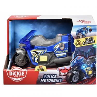Спецтехника Dickie Toys Поліцейський мотоцикл з висувним знаком Фото 3