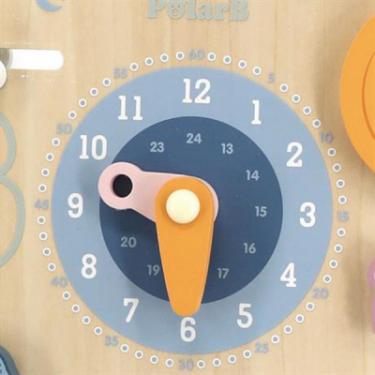 Развивающая игрушка Viga Toys дерев'яний календар PolarB з годинником, англійськ Фото 3