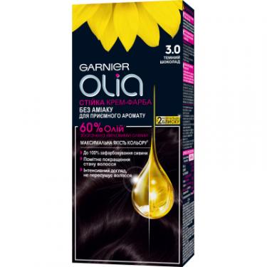 Краска для волос Garnier Olia 3.0 Темный шоколад 112 мл Фото
