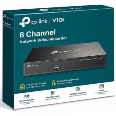 Регистратор для видеонаблюдения TP-Link VIGI NVR1008H Фото 2