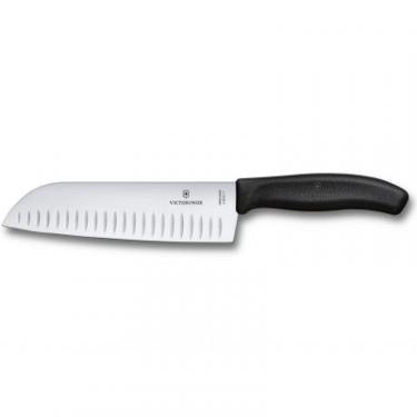 Кухонный нож Victorinox SwissClassic Santoku 17 см Black Фото 1