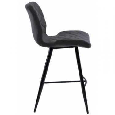 Кухонный стул Concepto Diamond напівбарний сірий графіт Фото 1
