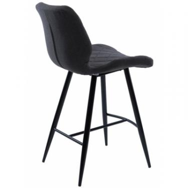 Кухонный стул Concepto Diamond напівбарний сірий графіт Фото 2