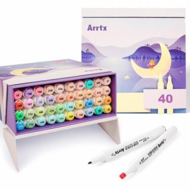 Художественный маркер Arrtx Спиртові Alp ASM-02-PT01 40 кольорів, пастельні ві Фото