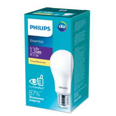 Лампочка Philips ESS LEDBulb 13W 1350lm E27 830 1CT/12RCA Фото 1
