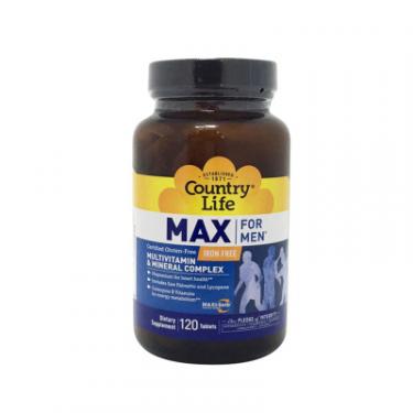 Витаминно-минеральный комплекс Country Life Мультивитамины и Минералы для Мужчин, Max for Men, Фото