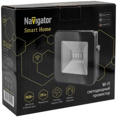 Прожектор Navigator NFL-20-RGBWWW-BL-WIFI-IP65-LED Фото 3