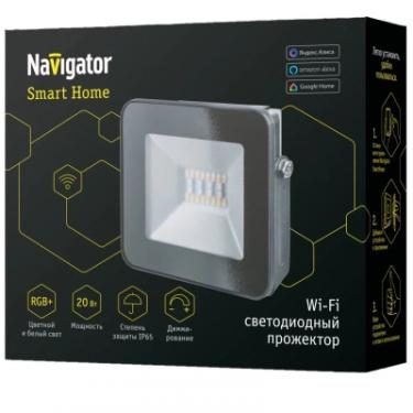 Прожектор Navigator NFL-20-RGBWWW-BL-WIFI-IP65-LED Фото 4
