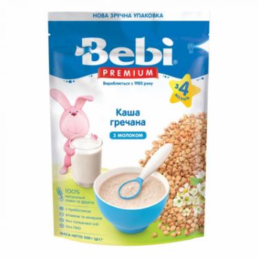 Детская каша Bebi Premium молочна гречана +4 міс. 200 г Фото