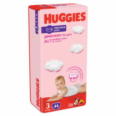 Подгузники Huggies Pants 3 Jumbo (6-11 кг) для дівчаток 44 шт Фото 2