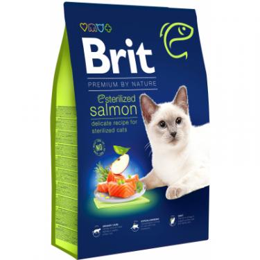 Сухой корм для кошек Brit Premium by Nature Cat Sterilized Salmon 8 кг Фото