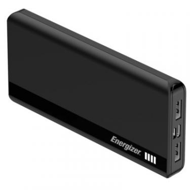 Батарея универсальная Energizer 10000 mAh, Li-pol, Type-C*1, USB-A*2, black Фото