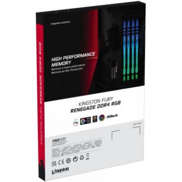 Модуль памяти для компьютера Kingston DDR4 16GB (2x8GB) 4266 MHz Renegade RGB Black Фото 5