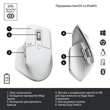 Мышка Logitech MX Master 3S Performance Wireless Mouse Bluetooth Фото 5