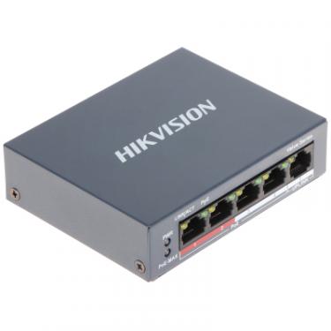 Коммутатор сетевой Hikvision DS-3E0105P-E(B) Фото 2