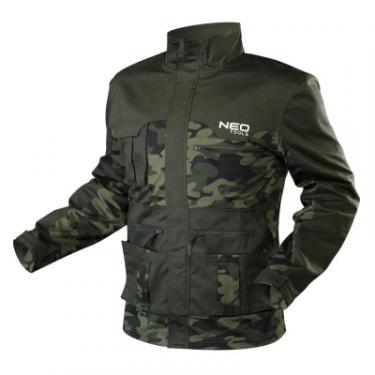 Куртка рабочая Neo Tools CAMO, розмір S (48), 255 г/м2, високий комір, кише Фото
