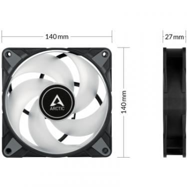 Кулер для корпуса Arctic P14 PWM PST A-RGB (3-fan pack ) Фото 3