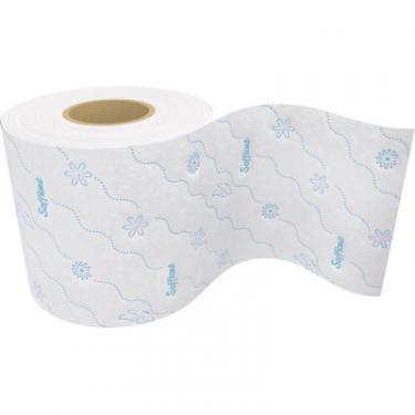 Туалетная бумага Soffione Decoro із синім тисненням 2 шари 8 рулонів Фото 1