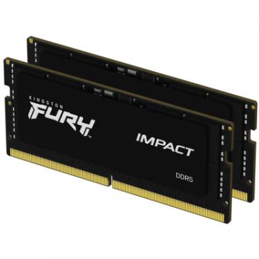 Модуль памяти для ноутбука Kingston Fury (ex.HyperX) SoDIMM DDR5 64GB (2x32GB) 4800 MHz FURY Impact Фото