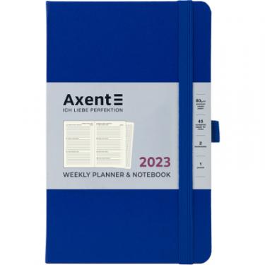 Еженедельник Axent 2023 Partner Strong 125x195 мм класичний синій Фото