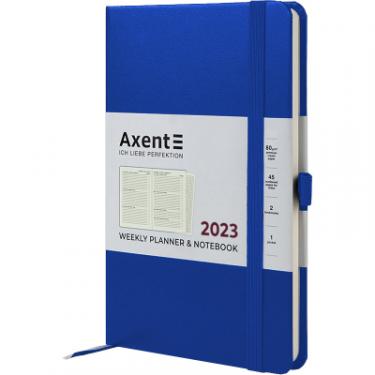 Еженедельник Axent 2023 Partner Strong 125x195 мм класичний синій Фото 1