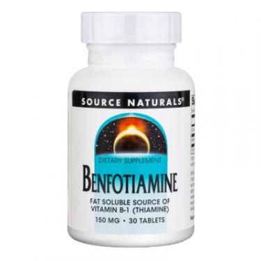 Витаминно-минеральный комплекс Source Naturals Бенфотиамин, 150 мг, Benfotiamine, 30 таблеток Фото