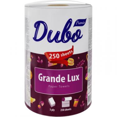 Бумажные полотенца Диво Premio Grande Lux 3 шари 250 відривів 1 рулон Фото