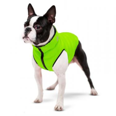 Курточка для животных Airy Vest двостороння М 40 салатово-чорна Фото 1