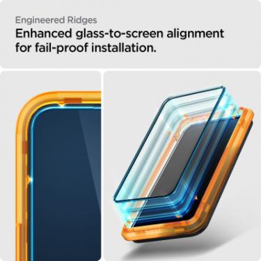 Стекло защитное Spigen Apple Iphone 14 Pro Max Glas tR Align Master FC (2 Фото 3