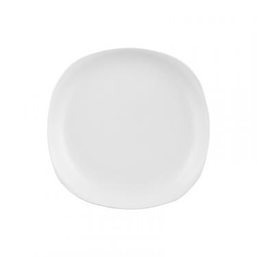 Тарелка Ardesto Molize Dinner Quadrate 27х27 см White Фото