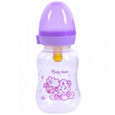 Бутылочка для кормления Baby Team з латексною соскою Овечка, 125 мл Фото