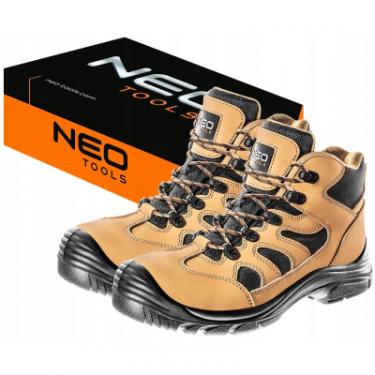 Ботинки рабочие Neo Tools нубук, без металу, S3 SRC, EN ISO 20345, р.47 Фото 2
